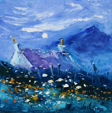 Misty Eveninglight Howbeg South Uist 12x12 Misty Eveninglight Howbeg South Uist 12x12